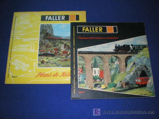 Juguetes antiguos: LOTE DE 2 CATALOGOS FALLER N&ordm; 840/F y 841/F - EN FRANCES