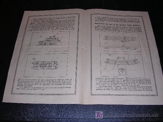 Juguetes antiguos: ELECTRIC TABLE RAILWAY, ILUSTRADO - Foto 2