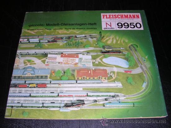 Old Toys: CATALOGO FLEISCHMAN MODELLBAHNEN N PICCOLO 9950, ILUSTRADO, A&Ntilde;OS 70