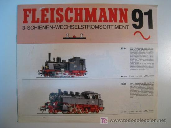 Juguetes antiguos: FLEISCHMANN CATALOGO 1991 - Foto 1