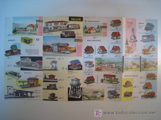 Juguetes antiguos: FALLER. COMPLEMENTOS FERROVIARIOS. CATALOGO - Foto 2