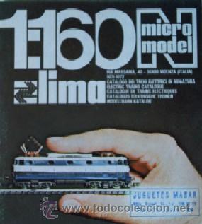 Old Toys: CATALOGO TRENES LIMA - A&Ntilde;O 1971-72