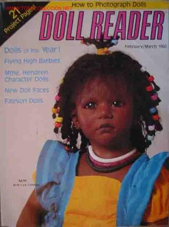 Juguetes antiguos: DOLL READER, Feb./Mar. 1990 - Foto 1