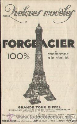 Juguetes antiguos: Cat&aacute;logo JEP 1940 ? Quelques mod&egrave;les FORGEACIER - Foto 1