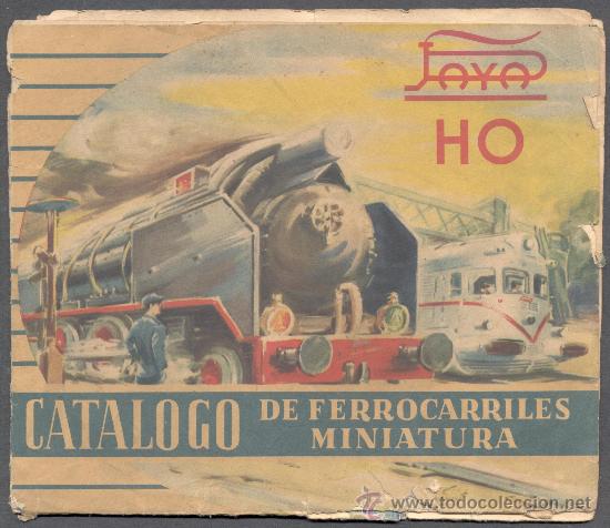 Juguetes antiguos: PAYA HO CATALOGO DE FERROCARRILES MINIATURA