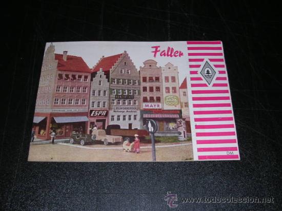 Old Toys: CATALOGO FOLLETO - FALLER ( CONSTRUCCIONES PARA TRENES ) GERMANY , ILUSTRADO