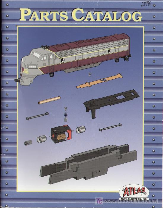 Jouets Anciens: Cat&aacute;logo ATLAS Model Railroad Parts Catalog HO & N 1993