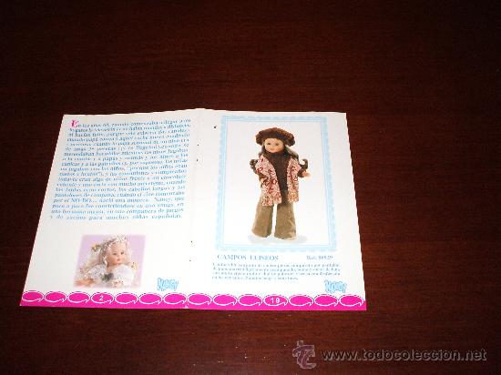 Juguetes antiguos: Hoja catalogo Nancy Coleccion - Foto 1