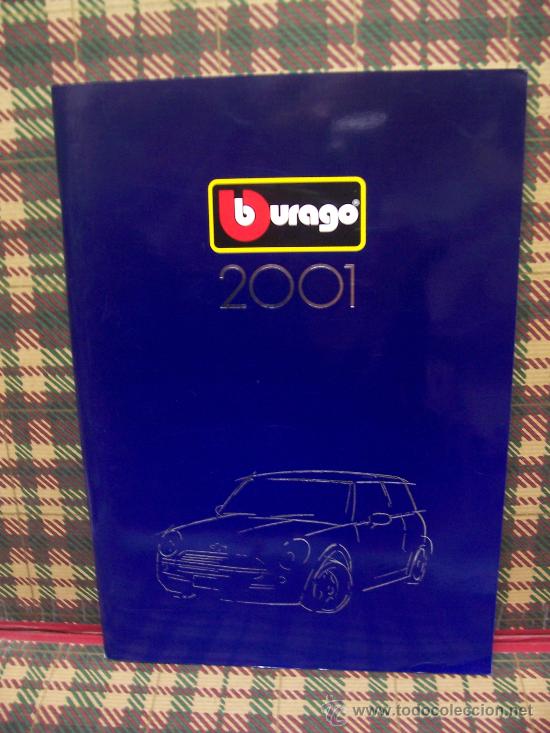 Juguetes antiguos: CATALOGO BURAGO 2001 - COCHES A ESCALA