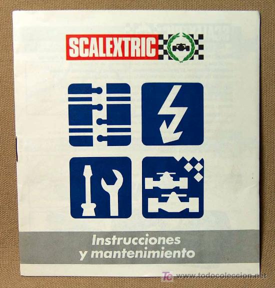 Giocattoli antichi: ORIGINAL SCALEXTRIC, INSTRUCCIONES Y MANTENIMIENTO