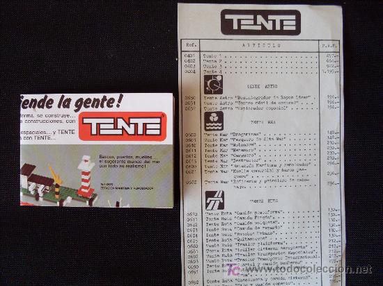 Old Toys: catalogo de tente y lista de precios a&ntilde;o 1977