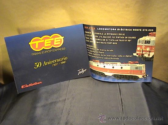 Juguetes antiguos: ELECTROTREN TRIPTICO - Foto 1