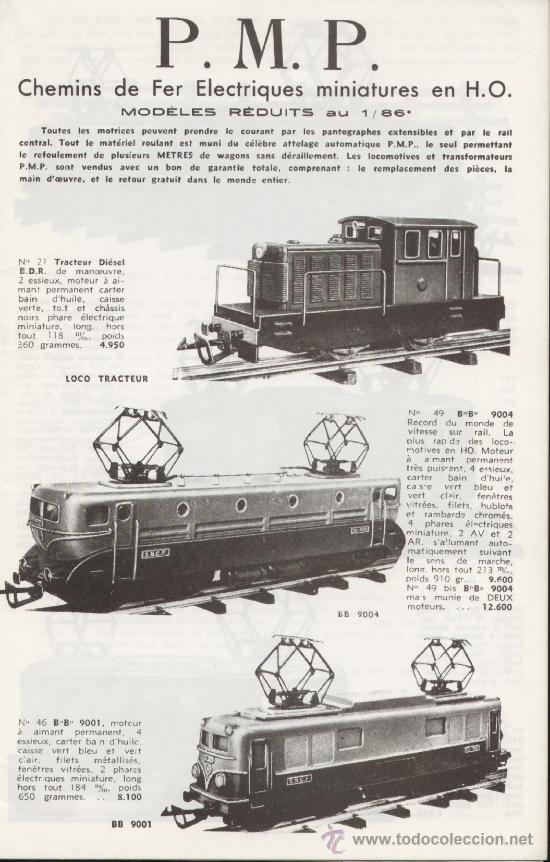 Juguetes antiguos: cat&aacute;logo P.M.P. 1955 - depliant - Foto 1