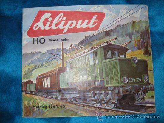 Old Toys: CATALOGO DE TRENES LILIPUT HO 1964 - 1965 EDITADO EN ALEMAN.