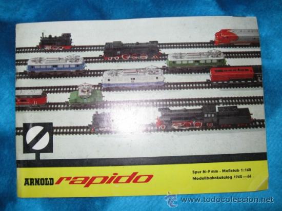 Old Toys: CATALOGO DE TRENES ARNOLD RAPIDO SUPER N-9MM 1965 - 1966 EDITADO EN ALEMAN.