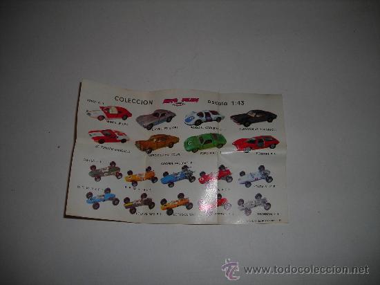 Old Toys: (M) CATALOGO AUTO PILEN ESCALA 1.43 , 14 X 9 CM,