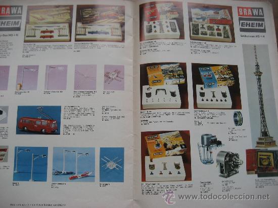 Juguetes antiguos: Brawa. HO+N. Catalogo de complementos 1970-1971 - Foto 5