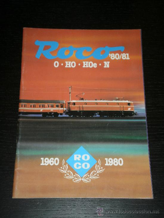 Juguetes antiguos: 1980 - CATALOGO ROCO - TREN TRENES ESCALA O HO N - NO ES DE IBERTREN ELECTROTREN