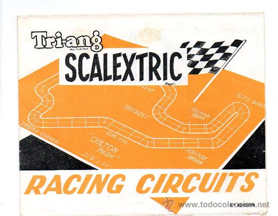 Giocattoli antichi: (M) CATALOGO TRI-ANG SCALEXTRIC - RACING CIRCUITS , A&Ntilde;OS 70. DESPLEGABLE,