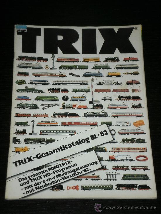 Juguetes antiguos: TRIX 1981/82 - CATALOGO TRENES A ESCALA - ALEMAN - NO IBERTREN ELECTROTREN MARKLIN