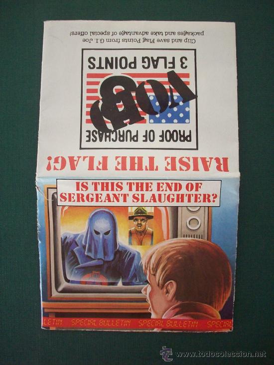 Old Toys: GI Joe - Cat&aacute;logo - RAISE THE FLAG
