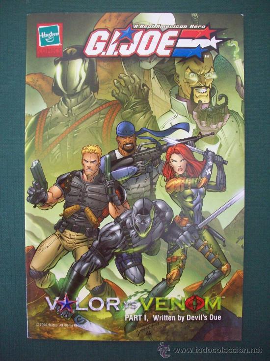Old Toys: GI Joe - Cat&aacute;logo - Comic promo Valor VS Venom