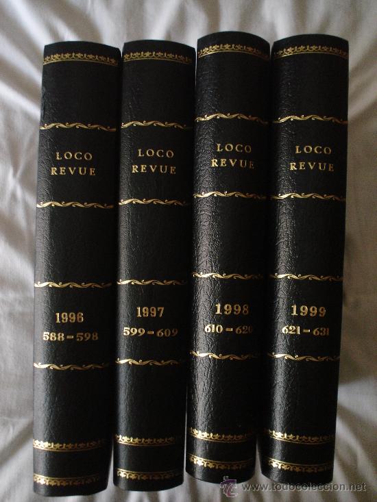 Giocattoli antichi: MODELISMO FERRROCARRILES.FRANCESA. LOCO REVUE. 40 REVISTAS ERNCUADERNADAS.