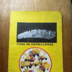 Juguetes antiguos: MECCANO MULTIKIT SUPERMODELOS POCH 1974 MECANO LIBRO DE INSTRUCCIONES. Lote 27031904