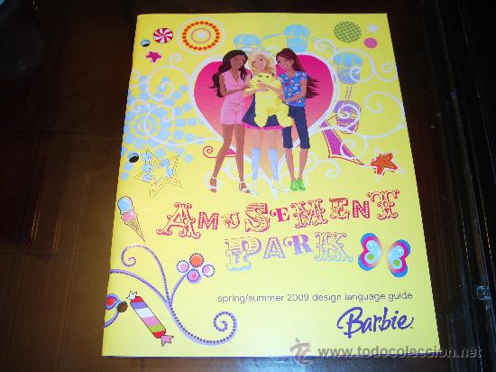 Jouets Anciens: AMUSEMENT PARK. SPRING-SUMMER 2009 DESIGN LANGUAGE GUIDE BARBIE. 46 PAGINAS. TEXTO EN INGLES