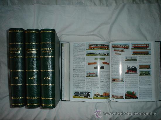 Brinquedos antigos: MODELISMO DE TRENES-CONTINENTAL MODELLER-48 REVISTAS ENCUADERNADAS INGLESAS.