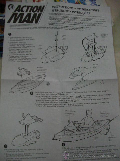 Juguetes antiguos: CATALOGO INSTRUCCIONES ACTION MAN - ENVIO INCLUIDO A ESPA&Ntilde;A