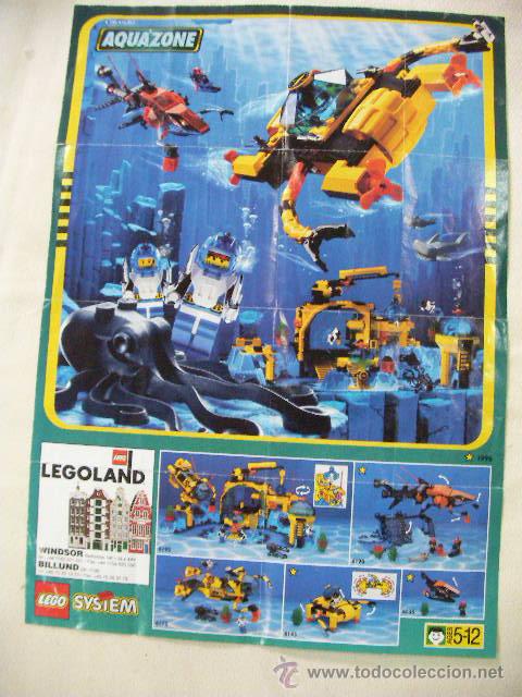 Juguetes antiguos: CATALOGO AQUAZONE LEGOLAND