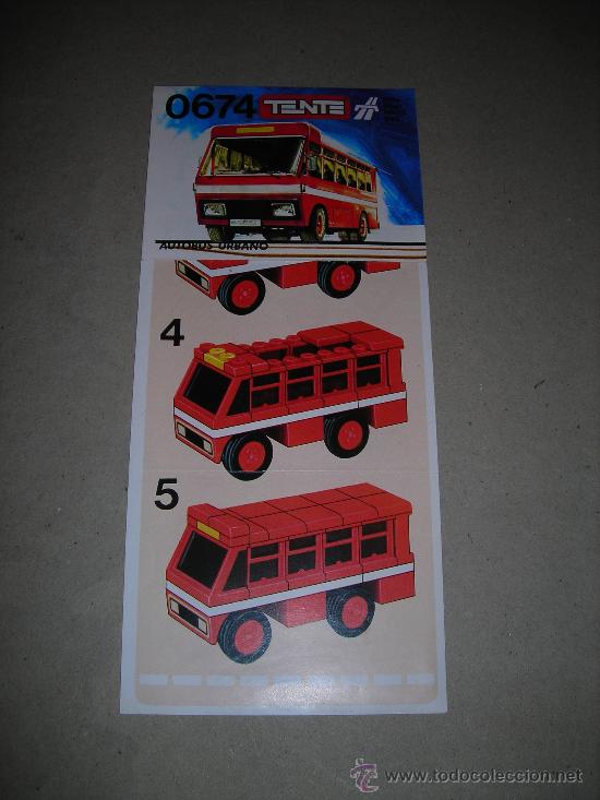 Juguetes antiguos: (M-ALB1) CATALOGO TENTE 0674 AUTOBUS URBANO , EXIN 1977