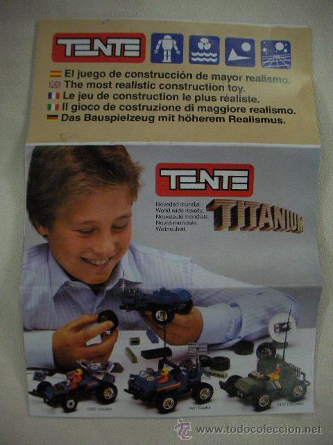 Juguetes antiguos: ANTIGUO CATALOGO TENTE - ENVIO INCLUIDO A ESPA&Ntilde;A