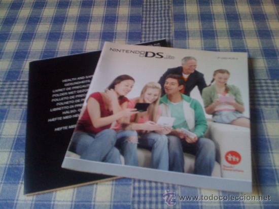 Brinquedos antigos: Cat&aacute;logo con Publicidad juegos consolas para Nintendo DS Folleto Librillo y Advertencia de Usuario