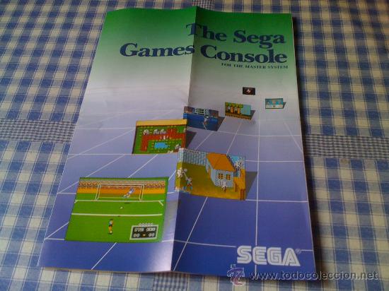 Juguetes antiguos: P&oacute;ster Cat&aacute;logo de Juego para la consola Sega Master System II 2
