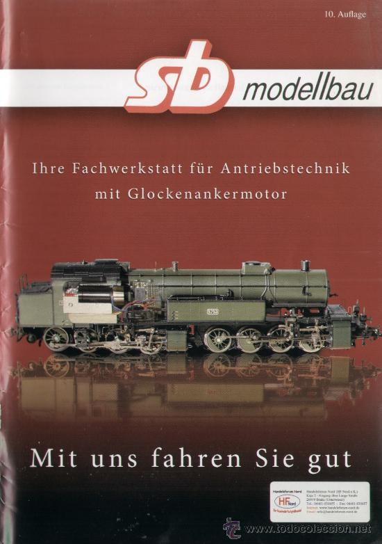 Juguetes antiguos: cat&agrave;logo SB MODELLBAU - Glockenankermotor 2007 - Foto 1