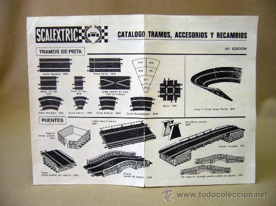 Juguetes antiguos: CATALOGO, SCALEXTRIC, TRAMOS ACCESORIOS Y RECAMBIOS, 10&ordm; EDICION, FERRARI B-3 F.1, 6227