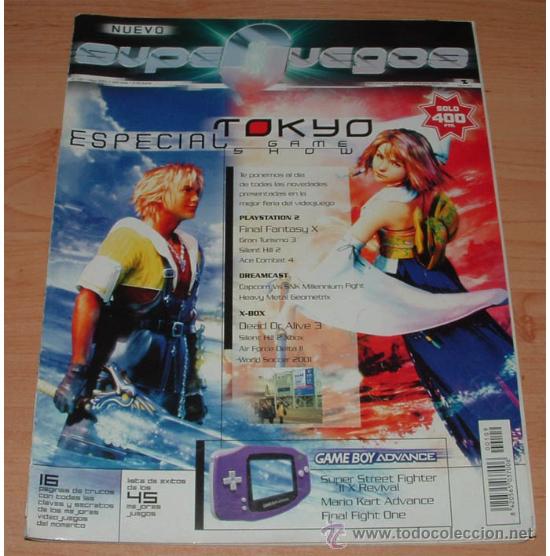 Juguetes antiguos: Revista SUPERJUEGOS numero 109 - mayo 2001 especial tokio game show SUPER JUEGOS