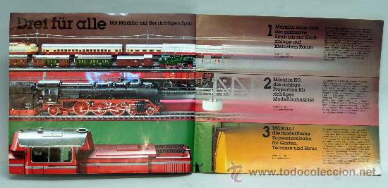 Juguetes antiguos: Cat&aacute;logo trenes Marklin 1981 - Foto 2