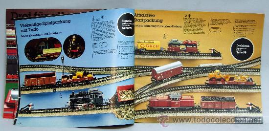 Juguetes antiguos: Cat&aacute;logo trenes Marklin 1981 - Foto 4