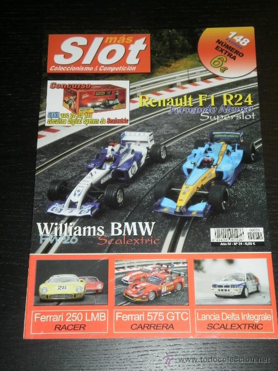 Juguetes antiguos: MAS SLOT N&ordm;. 31 - SCALEXTRIC - NINCO - CARRERA - FLY - TEAM SLOT