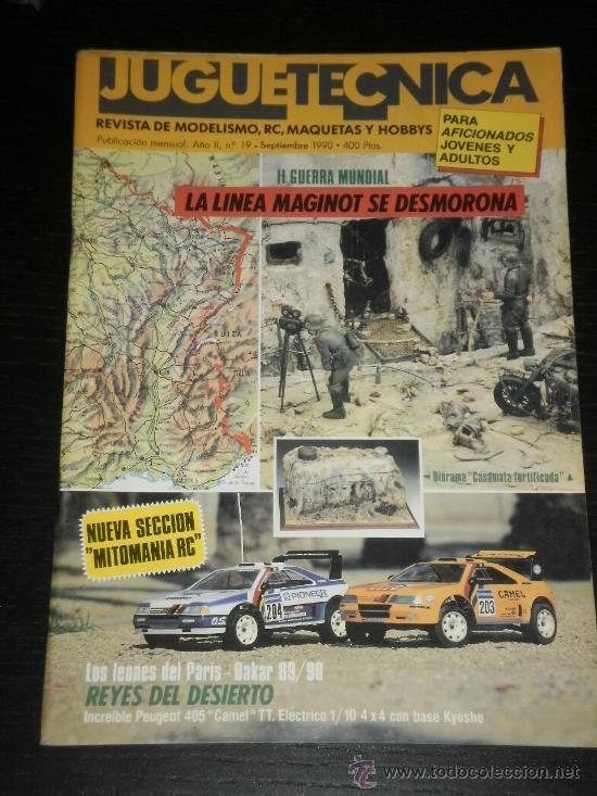 Juguetes antiguos: JUGUETECNICA N&ordm;. 19 - REVISTA DE MODELISMO, RC, MAQUETAS Y HOBBYS.