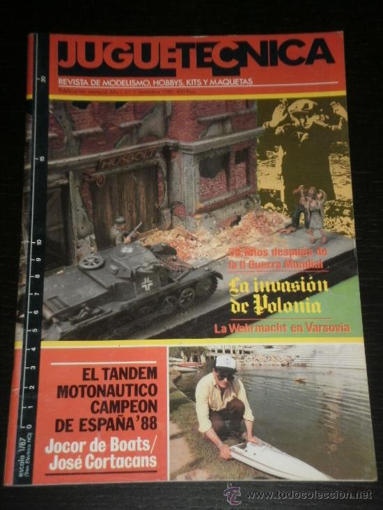 Juguetes antiguos: JUGUETECNICA N&ordm;. 7 - REVISTA DE MODELISMO, RC, MAQUETAS Y HOBBYS.