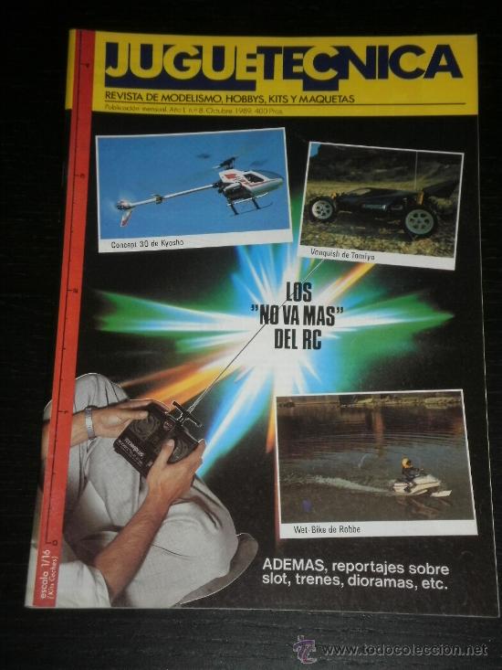 Old Toys: JUGUETECNICA N&ordm;. 8 - REVISTA DE MODELISMO, RC, MAQUETAS Y HOBB