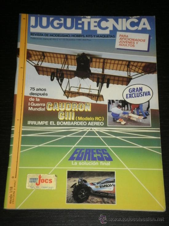 Old Toys: JUGUETECNICA N&ordm;. 10 - REVISTA DE MODELISMO, RC, MAQUETAS Y HOBB