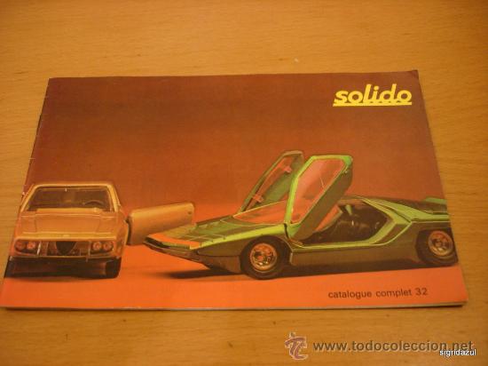 Juguetes antiguos: SOLIDO CATALOGO ORIGINAL 1972 - Foto 1
