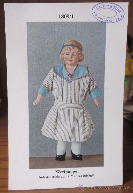 Brinquedos antigos: MU&Ntilde;ECA WERFPUPPE,GERMANY,PARA LA EXPORTACI&Oacute;N,A&Ntilde;OS 20