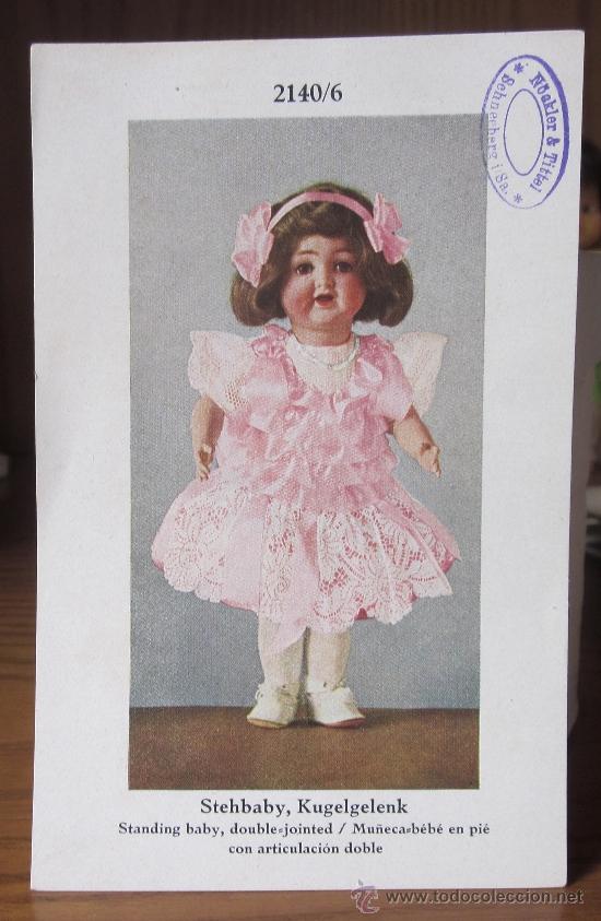 Brinquedos antigos: MU&Ntilde;ECA STEHBABY,KUGELGELENK,GERMANY,PARA LA EXPORTACI&Oacute;N,A&Ntilde;OS 20