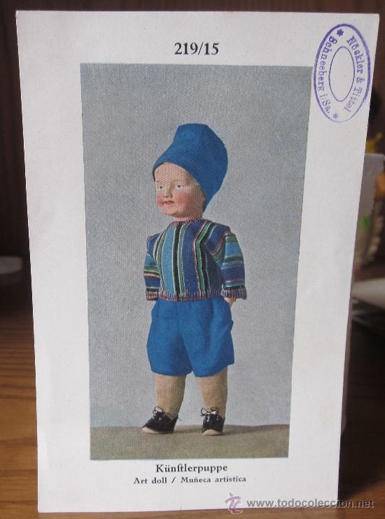 Brinquedos antigos: MU&Ntilde;ECO K&Uuml;NFTLERPUPPE,GERMANY,PARA LA EXPORTACI&Oacute;N,A&Ntilde;OS 20